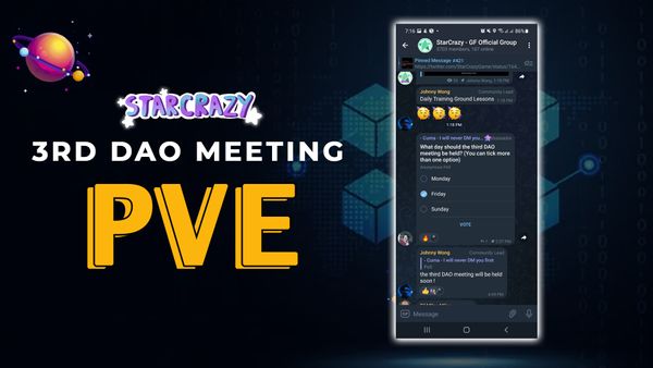 Let’s Talk about PVE at the Third DAO Meeting